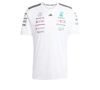 Adidas Hombre Mercedes - AMG Petronas Formula One Team Driver Jersey White Men, White/Black, XL