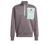 Adidas Hombre Mercedes - AMG Petronas Formula One Team Premium Woven Fleece Top Men, Grey strata/Frozen Green, S