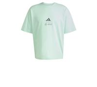 Adidas Hombre Mercedes - AMG Petronas Formula One Team Premium Woven tee Men, Frozen Green/Grey strata, XS