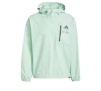 Adidas Hombre Mercedes - AMG Petronas Formula One Team Premium Woven Wind Breaker Men, Frozen Green/Grey strata, XS