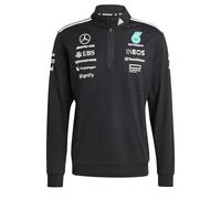 Adidas Hombre Mercedes - AMG Petronas Formula One Team Team 1/4 Zip Men 2, Black/White, S