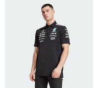 Adidas Hombre Mercedes - AMG Petronas Formula One Team Team Polo Black Men, Black/White, M