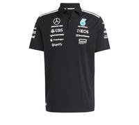 Adidas Hombre Mercedes - AMG Petronas Formula One Team Team Polo Black Men, Black/White, XL