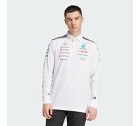 Adidas Hombre Mercedes - AMG Petronas Formula One Team Team Polo Long Sleeve Men, White/Black, L