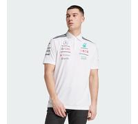 Adidas Hombre Mercedes - AMG Petronas Formula One Team Team Polo White Men, White Melange/Black, M