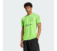 Adidas Hombre Mercedes - AMG Petronas Formula One Team Team Set UP tee Men, Solar Green/Black, L