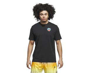 adidas Hombre Nothing But Net Graphic T-Shirt, Black, XL