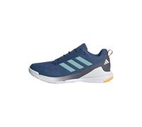 adidas Hombre Novaflight 2 Indoor Shoes, Dusky Petrol/Flash Aqua/Core Black, 40 2/3 EU