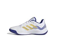 Adidas Hombre Novaflight Volleyball Shoes, Cloud White/Matte Gold/Lucid Blue, 44 EU