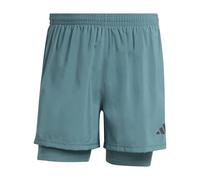 adidas Hombre Own The Run Climacool 2in1 Short, Preloved Teal, M
