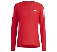 adidas Hombre Own The Run Long Sleeve tee, Better Scarlet, M Tall