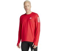 adidas Hombre Own The Run Long Sleeve tee, Better Scarlet, S