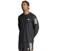 Adidas Hombre Own The Run Long Sleeve tee, Black/White, S