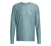 adidas Hombre Own The Run Long Sleeve tee, Preloved Teal, S