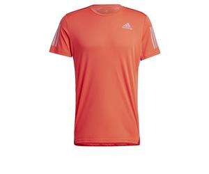 adidas Hombre Own The Run tee, Bright Red/Reflective Silver, XL