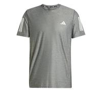 adidas Hombre Own The Run tee, Grey Six/White Melange, L