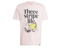 adidas Hombre Positivity Graphic tee, Sandy Pink F24, M