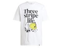 adidas Hombre Positivity Graphic tee, White, XL