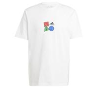 adidas Hombre Positivity Shapes Graphic tee, White, XL