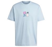 adidas Hombre Positivity Shapes Graphic tee, Wonder Blue, L