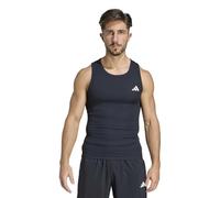 adidas Uomo Power Essentials Workout Rib Tank, Black, L