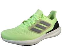 adidas Hombre Pureboost 23 Shoes, green spark/iron met/putty grey, 44 2/3 EU