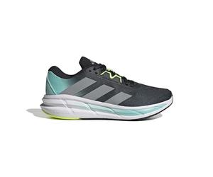 Adidas Hombre Questar 3 Running Shoes, Core Black/halo Silver/Flash Aqua, 40 2/3 EU