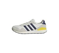 adidas Hombre Run 60s 4.0 Shoes, Core White/Dark Blue/Off White, 44 2/3 EU