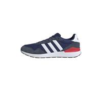 adidas Hombre Run 60s 4.0 Shoes, Dark Blue/Cloud White/Aurora Ink, 44 2/3 EU