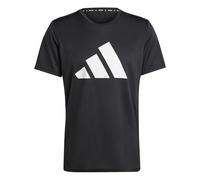 adidas Hombre Run It Stripes tee, Black, M