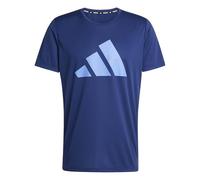 Adidas Hombre Run It Stripes tee, Dark Blue/Blue Fusion, M