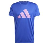 adidas Hombre Run It Stripes tee, Semi Lucid Blue, M