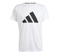 adidas Hombre Run It Stripes tee, White, S