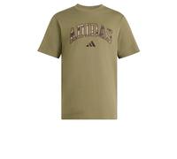 adidas Hombre Seasonal Essentials Camo Shirt, Olive strata/Multicolor, 3XL