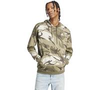 adidas Hombre Seasonal Essentials Camouflage Hoodie, Olive strata, M