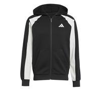 adidas Hombre Seasonal Essentials Colorblock Full-Zip Hoodie, Black, S