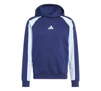 adidas Hombre Seasonal Essentials Colorblock Hoodie, Dark Blue, XL