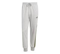 adidas Hombre Seasonal Essentials Colorblock Pants, Medium Grey Heather, M