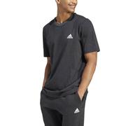 adidas Hombre Seasonal Essentials Mélange tee, Black Melange, L