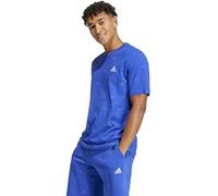 adidas Hombre Seasonal Essentials Monogram Graphic tee, Semi Lucid Blue, L Tall