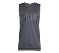 adidas Hombre Seasonal Essentials US Sport Tanktop, Dark Grey, L
