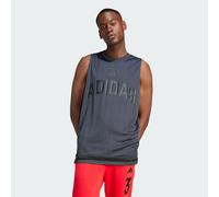 adidas Hombre Seasonal Essentials US Sport Tanktop, Dark Grey, L