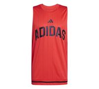 adidas Hombre Seasonal Essentials US Sport Tanktop, Pure Ruby, M