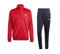 adidas Hombre Small Logo Tricot Track Suit, better scarlet/legend ink, XL