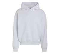 adidas Hombre Soft Lux Hoodie Sweatshirt, Light Grey Heather, XL