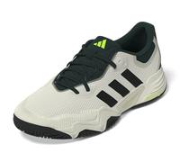 adidas Hombre Solematch Control 2 Tennis Shoes, Off White/Silver Met./Aurora Ivy, 45 1/3 EU