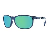 Adidas Hombre SP0014 Gafas, (matte blue/green mirror), 62