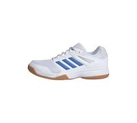 adidas Hombre Speedcourt Mens Indoor Shoes, FTWR White/Ray Blue/Lucid Aquamarine, 48 2/3 EU