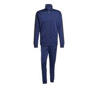 adidas Hombre SPORTSWEAR BASIC 3 STRIPES TRICOT TRACKSUIT, dark blue/black, M Short