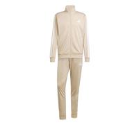adidas Hombre SPORTSWEAR BASIC 3 STRIPES TRICOT TRACKSUIT, magic beige/white, M